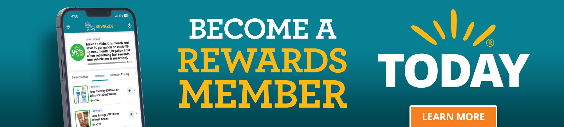 Become A Rewards Member Today