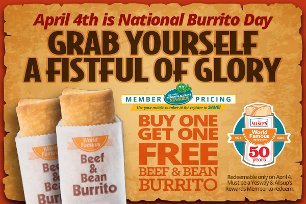 April 4th is National Burrito Day