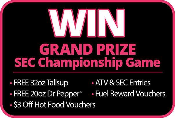 Win Grand Prize SEC Championship Game